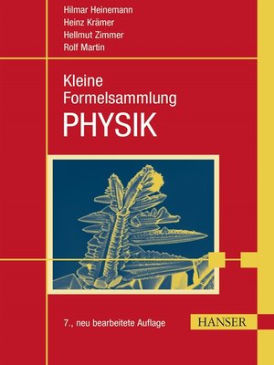 cover image of Kleine Formelsammlung PHYSIK